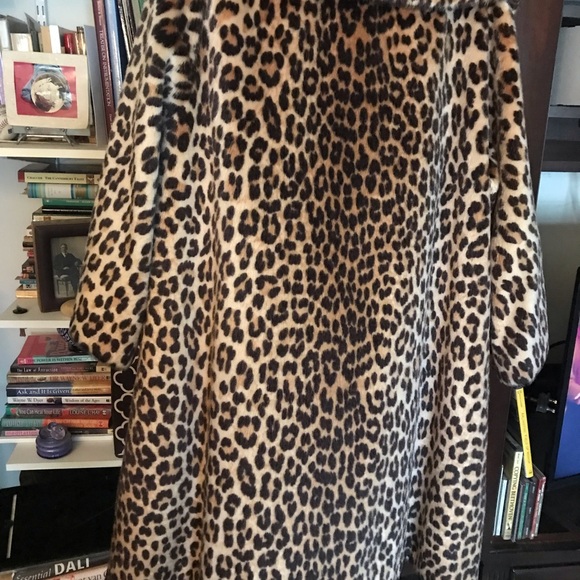 Vintage Faux Leopard Coat - Picture 4 of 12